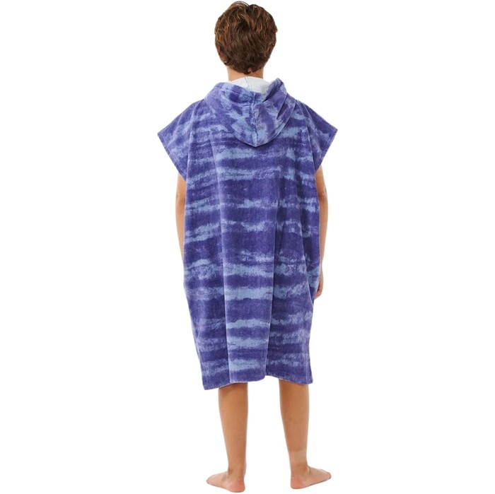 2024 Rip Curl Junior Mixed Hooded Towel 008BTO - Ocean Blue Tie